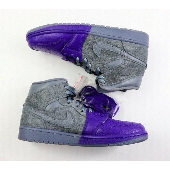 Nike Jordan 1 Mid Sheila Rashid UNITE Grey Womens - Picture 5 of 12